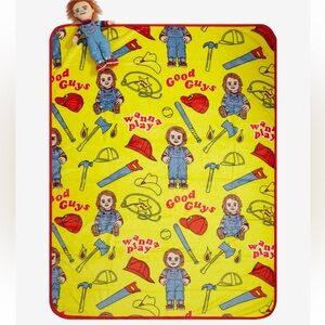 Chucky Character throw blanket
